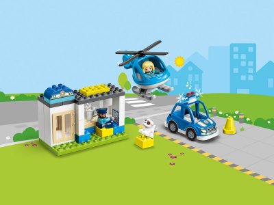 Конструктор Lego Duplo Town Полицейский участок и вертолёт 1-00363643_6