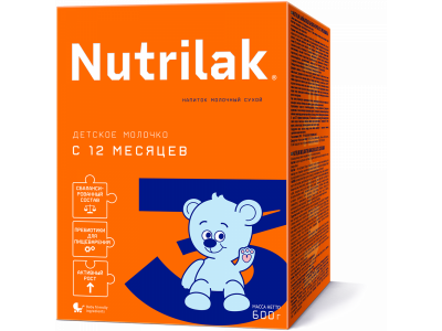 Напиток Nutrilak 3 молочный сухой 600 г 1-00266496_1