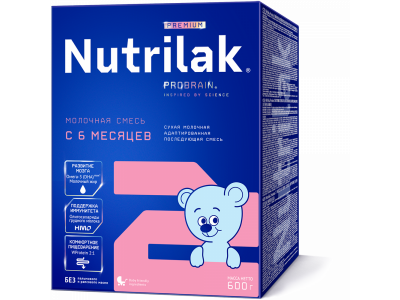 Смесь Nutrilak Premium 2 молочная, 600 г 1-00205723_1