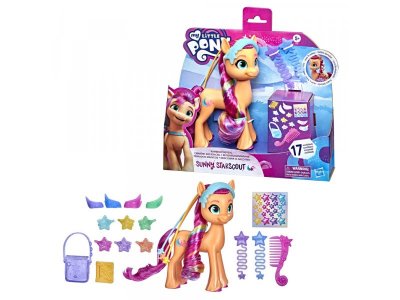 Игрушка My Little Pony Пони Фильм Радужные Волосы Санни 1-00365341_1