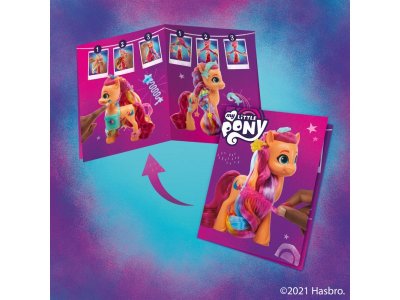 Игрушка My Little Pony Пони Фильм Радужные Волосы Санни 1-00365341_4