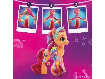 Игрушка My Little Pony Пони Фильм Радужные Волосы Санни 1-00365341_5