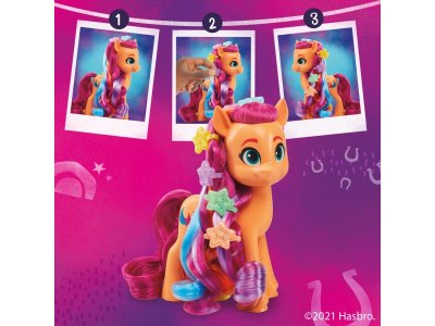 Игрушка My Little Pony Пони Фильм Радужные Волосы Санни 1-00365341_9