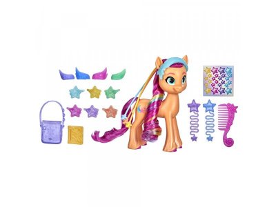 Игрушка My Little Pony Пони Фильм Радужные Волосы Санни 1-00365341_11