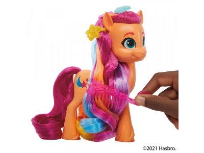 Игрушка My Little Pony Пони Фильм Радужные Волосы Санни 1-00365341_10