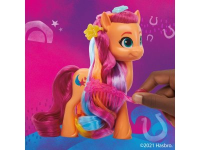 Игрушка My Little Pony Пони Фильм Радужные Волосы Санни 1-00365341_13