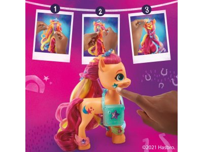 Игрушка My Little Pony Пони Фильм Радужные Волосы Санни 1-00365341_17