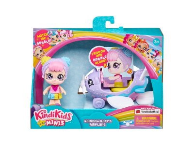 Набор игровой Kindi Kids Мини-кукла Рэйнбоу Кейт с самолетом 1-00366190_6