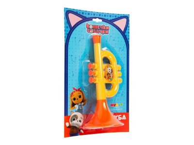 Игрушка музыкальная Кошечки-Собачки Труба 1-00366212_5