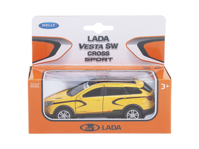 Модель машины Welly Lada Vesta SW Cross sport 1:34-39 1-00366682_3