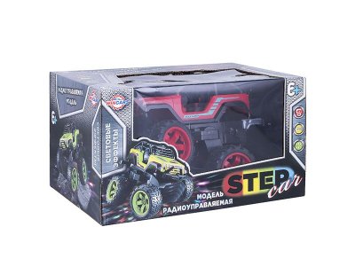 Игрушка Wincars Машинка трюковая Step Car р/у с подвижной задней осью, USB-зарядка 1-00366690_2