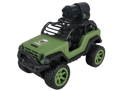 Игрушка Wincars Внедорожник военный р/у с солдатиками, стреляет снарядами, USB-зарядка 1-00366691_1