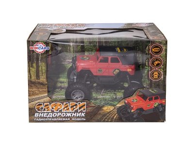 Игрушка Wincars Внедорожник с большими колёсами р/у, USB-зарядка 1-00366692_3