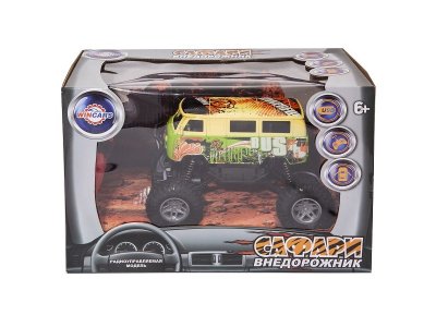 Игрушка Wincars Минивэн с большими колёсами р/у, USB-зарядка 1-00366693_5