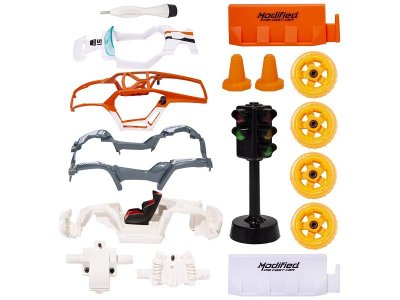Игрушка Wincars Машина инерционная со светофором разборная 13 см, 15 деталей 1-00366694_4