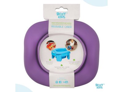 Вкладка Roxy-Kids, универсальная для дорожных горшков, складывающаяся 1-00205765_19