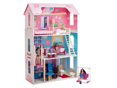 Кукольный домик Paremo для Барби Муза (16 пред.мебели, лестница, лифт, качели) 1-00194321_4