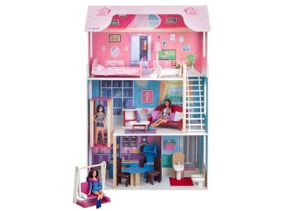 Кукольный домик Paremo для Барби Муза (16 пред.мебели, лестница, лифт, качели) 1-00194321_7