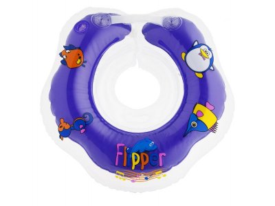 Круг Roxy-Kids, Flipper для купания на шею с музыкой Буль-буль водичка 1-00095974_1