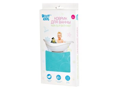 Коврик Roxy-Kids для ванны антискользящий резиновый, 35*76 см 1-00231599_6