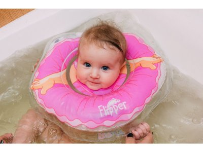 Круг на шею Roxy-Kids Flipper для купания малышей, Балерина 1-00122947_18