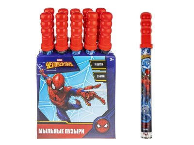 Мыльные пузыри Marvel Человек-паук, колба, 200 мл 1-00367799_1