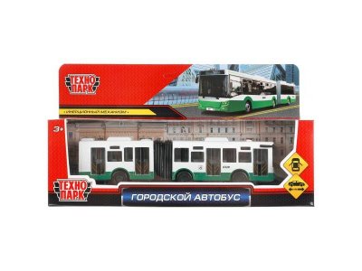 Игрушка Технопарк Автобус городской, металл, инерц., откр. двери, 19 см 1-00368182_1