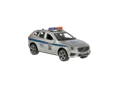 Игрушка Технопарк Volvo XC60 r-desing Полиция, металл, свет, звук, инерц., 12 см 1-00368186_5