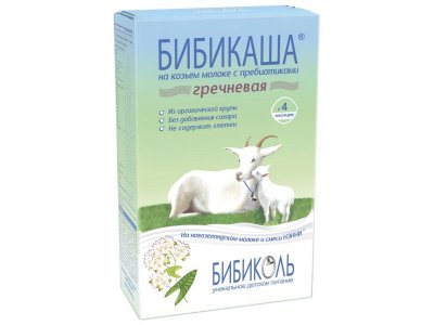 Каша Бибикаша гречневая на козьем молоке 200 г 1-00119525_1