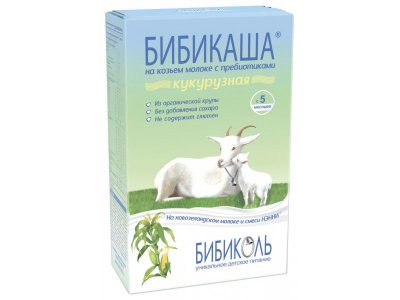 Каша Бибикаша кукурузная на козьем молоке 200 г 1-00119526_1