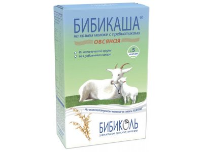 Каша Бибикаша овсяная на козьем молоке 200 г 1-00119527_1