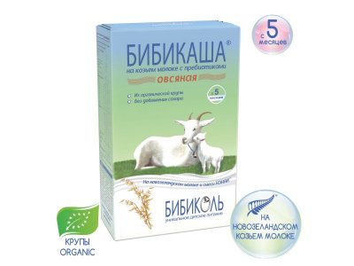 Каша Бибикаша овсяная на козьем молоке 200 г 1-00119527_2