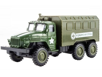 Игрушка KiddieDrive Медицинский военный грузовик инерционный 1-00368449_1