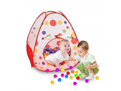 Палатка игровая Pituso Конус + 100 шаров 1-00368500_1