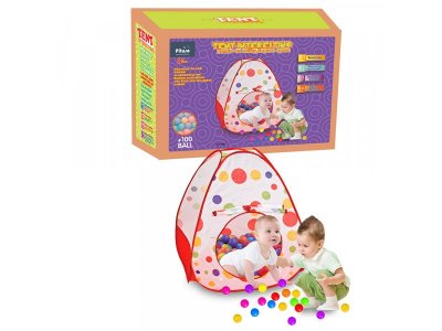 Палатка игровая Pituso Конус + 100 шаров 1-00368500_2