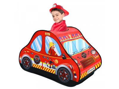 Палатка игровая Pituso Пожарная машина + 50 шаров 1-00368514_1