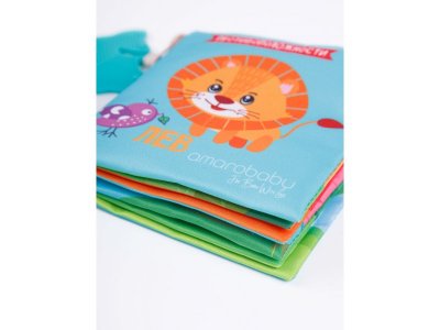 Книжка-игрушка Amarobaby Soft Book с грызунком Противоположности 1-00359904_27