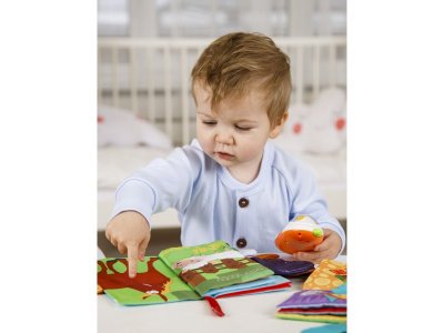 Книжка-игрушка Amarobaby Touch book шуршалка с хвостиками Океан 1-00359907_4
