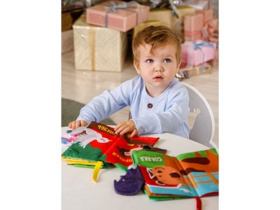 Книжка-игрушка Amarobaby Touch book шуршалка с хвостиками Океан 1-00359907_5