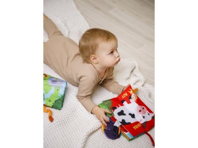 Книжка-игрушка Amarobaby Touch book шуршалка с хвостиками Океан 1-00359907_6