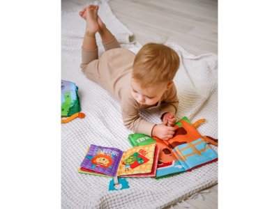 Книжка-игрушка Amarobaby Touch book шуршалка с хвостиками Океан 1-00359907_7