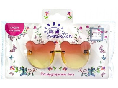 Солнцезащитные очки для детей Lukky Fashion Мишки без оправы 1-00370033_2