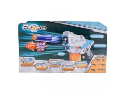 Игрушка Funky Toys Reysar Бластер Быстрый огонь RF-04 с мягкими пулями 10 шт. 1-00370199_3