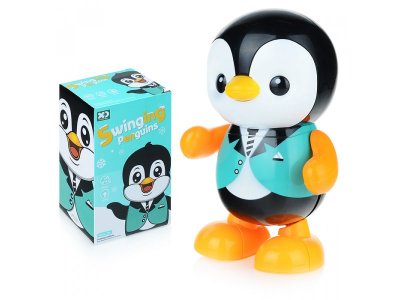 Игрушка Пингвин на батарейках, свет/звук 1-00370482_1