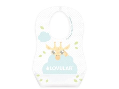 Нагрудники одноразовые Lovular Giraffe Classic 12 шт. 1-00370502_5