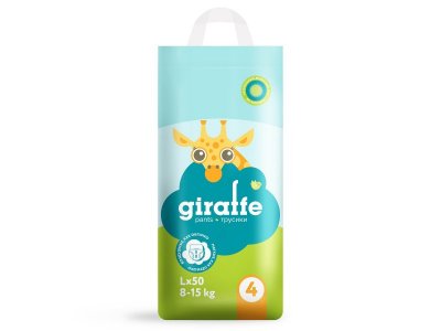 Подгузники-трусики Lovular Giraffe L 8-15 кг 50 шт. 1-00370504_1