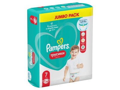 Подгузники-трусики Pampers Pants 7 17+ кг 34 шт. Jumbo pack 1-00369962_5