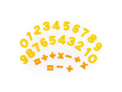 Набор игровой Полесье Первые уроки на магнитах (20 цифр + 10 математических знаков) 1-00371081_5