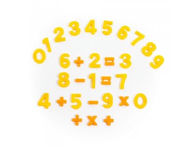 Набор игровой Полесье Первые уроки на магнитах (20 цифр + 10 математических знаков) 1-00371081_6