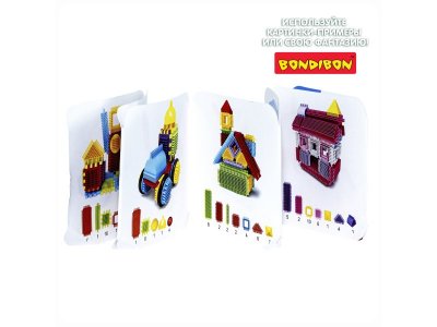 Конструктор Ёжик Bondibon Мельница, 42 дет. 1-00371455_12